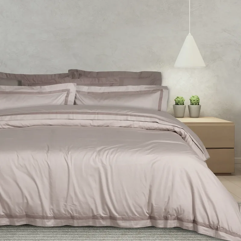 Das home σεντονια σετ υπερδιπλα executive 1700 taupe 250χ270