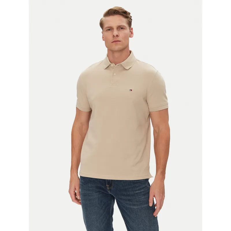 Tommy Hilfiger Polo 1985 MW0MW17770 Μπεζ Regular Fit