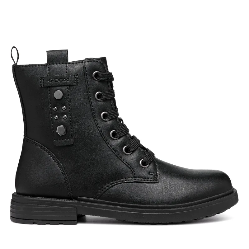 Μπότες Geox Jr Eclair J469QM 0009F C9999 S Μαύρο