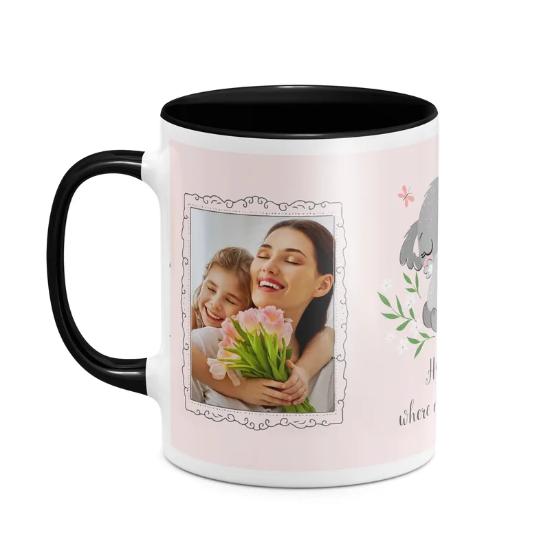 Home Mom - Κούπα - Μαύρο - Απλή