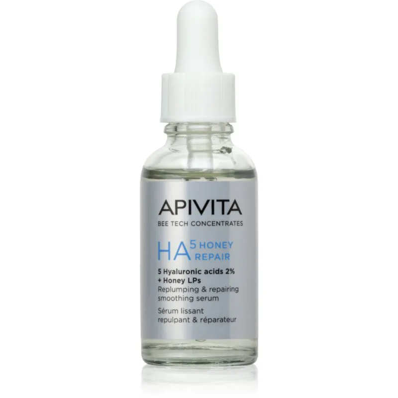 Apivita Bee Tech Concentrates HA5 Honey Repair Serum αναζωογονητικός ορός με υαλουρονικό οξύ 30 ml