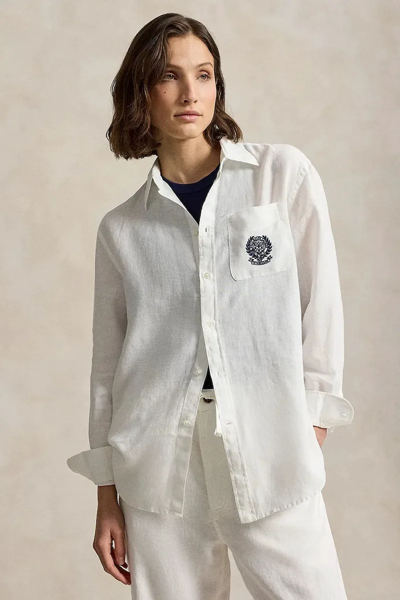 Polo Ralph Lauren πουκάμισο γυναικείο λινό Wimbledon