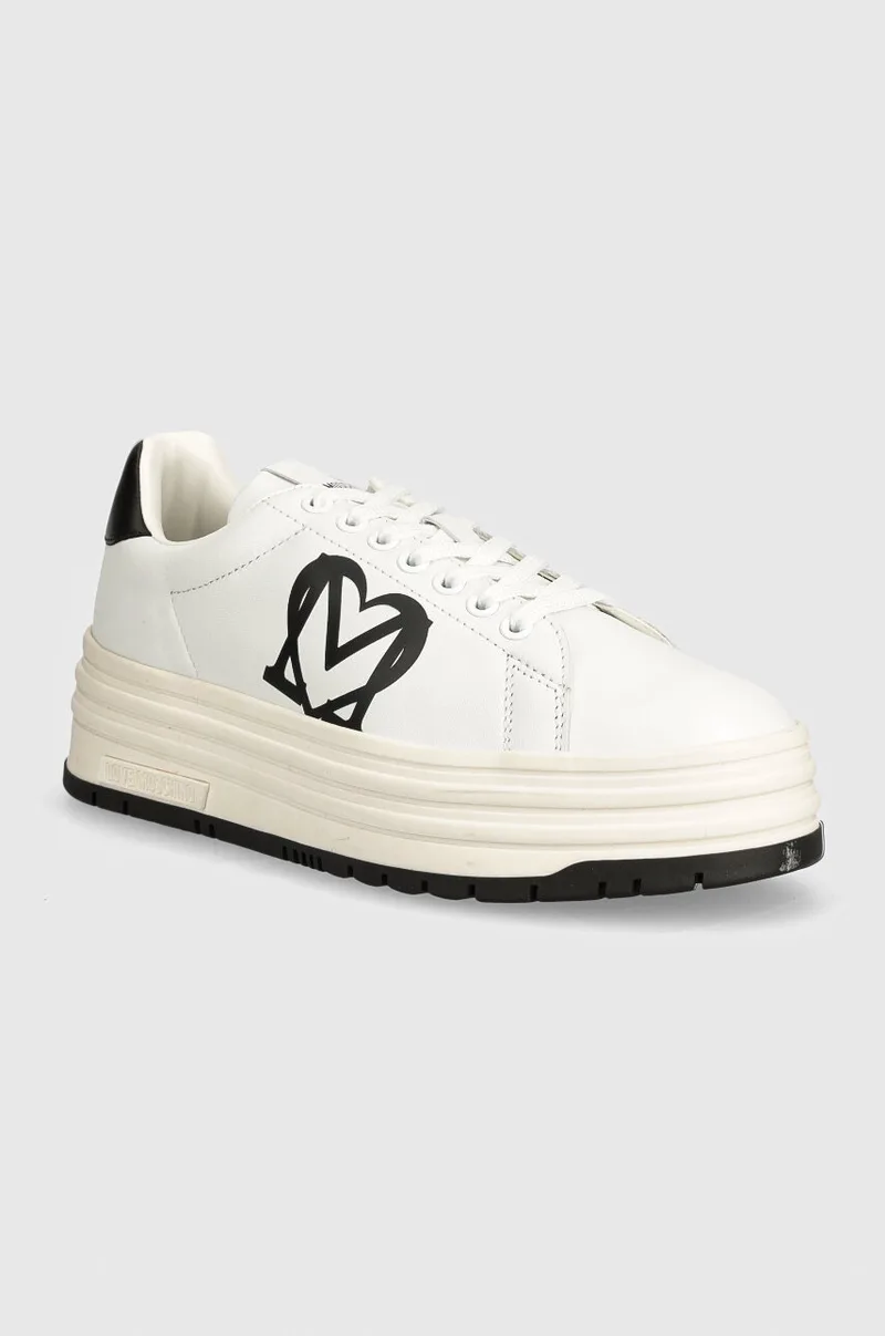 Δερμάτινα sneakers Love Moschino