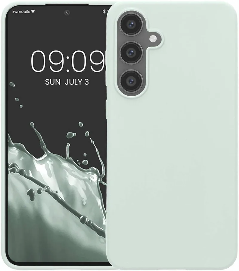 Θήκη Samsung Galaxy S24 FE KWmobile TPU Silicone Case Σιλικόνης - Cool Mint (KWM000021WC004C)