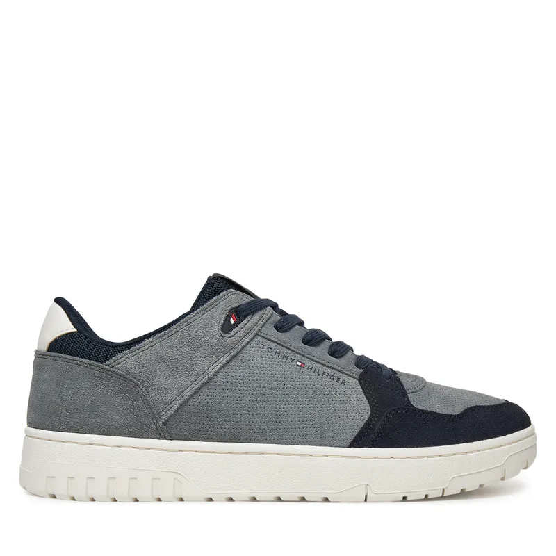 Αθλητικά Tommy Hilfiger Basket Core Lite Suede FM0FM05519 Γκρι