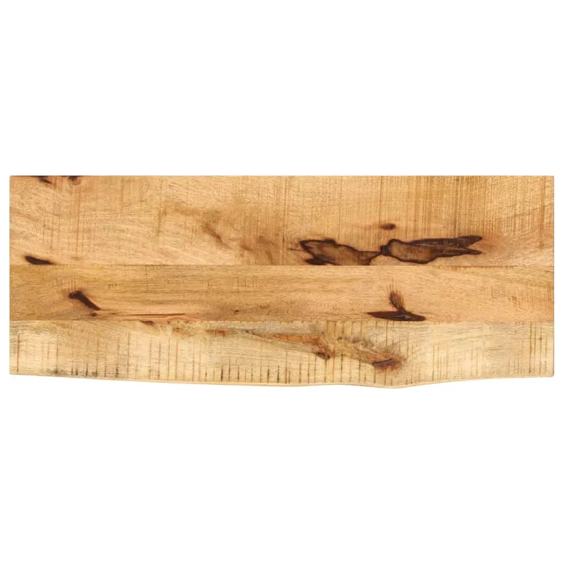 vidaXL Επιφάνεια Τραπεζιού 80x20x3,8 εκ. Live Edge Μασίφ Ξύλο Μάνγκο
