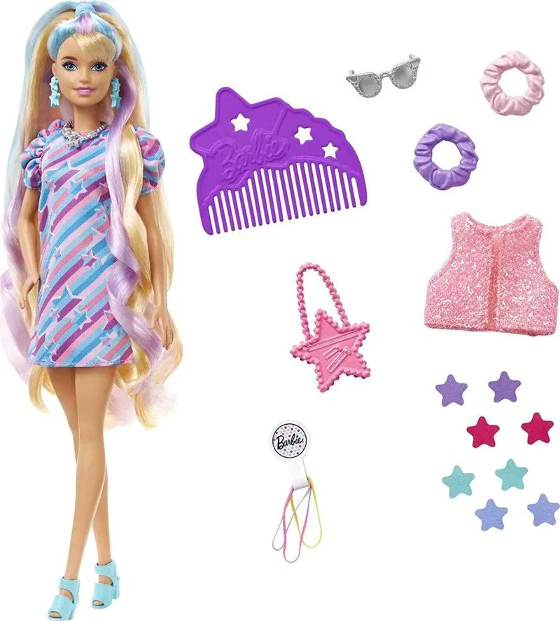 BARBIE TOTALLY HAIR - STARS (HCM88)