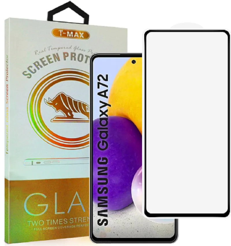 T-Max Premium 3D Tempered Glass Full Glue Fluid Despensing - Αντιχαρακτικό Γυαλί Οθόνης Samsung Galaxy A72 - Black (5206015066252)