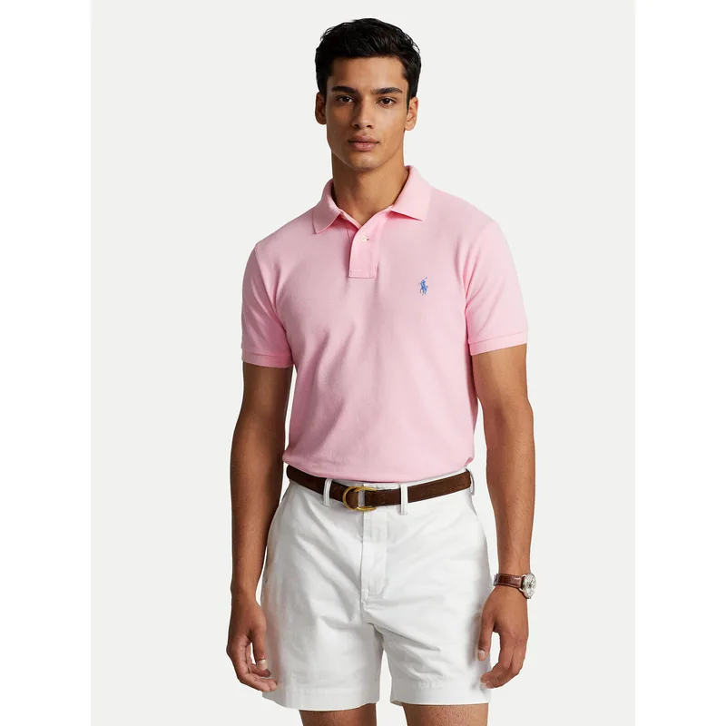 Polo Ralph Lauren Polo Core Replen 710782592 Ροζ Custom Slim Fit