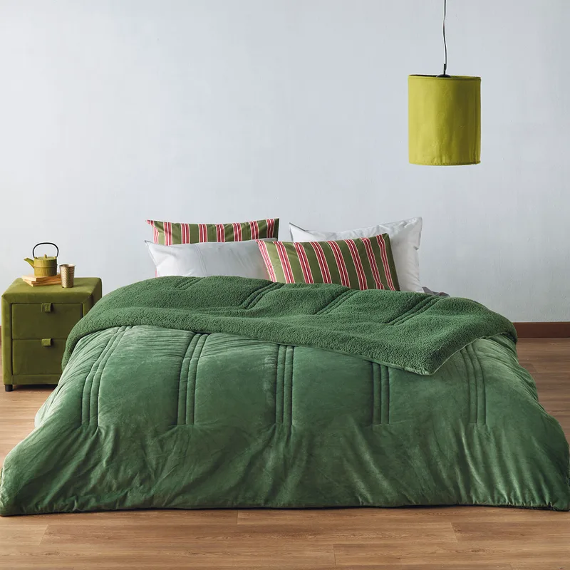 Κουβερτοπάπλωμα Μονό (160x220) Kentia Stylish Notturno 3625 Green