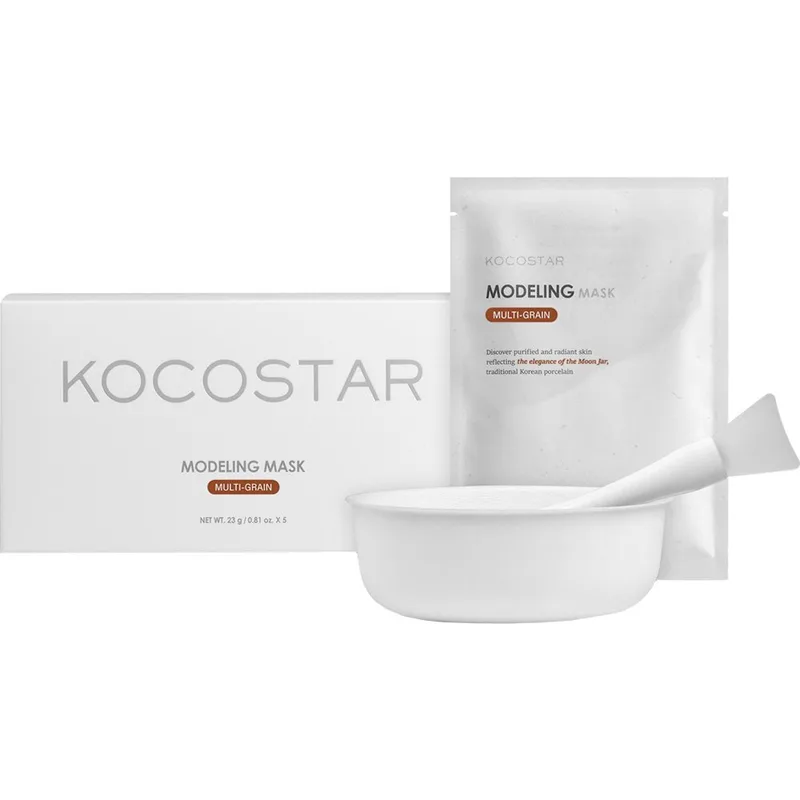 Kocostar Multi Grain Modeling Mask Μάσκα Προσώπου με Θρεπτικό Μείγμα Σπόρων που Χαρίζει Λάμψη & Βελτιώνει την Υφή της Επιδερμίδας 5 Τεμάχια