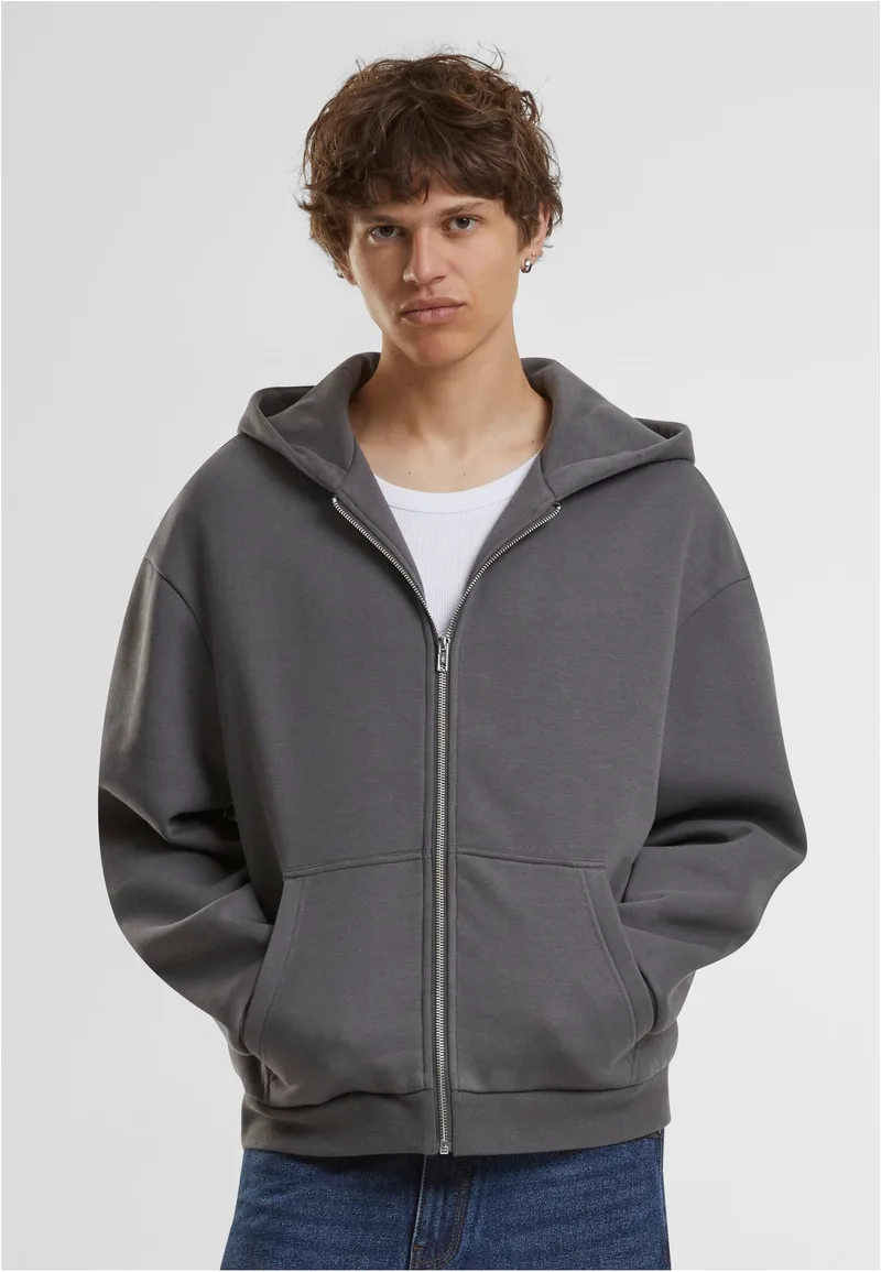 Ζακέτα Φούτερ με Κουκούλα BY285 Build Your Brand Fluffy Zip Hoody Magnet