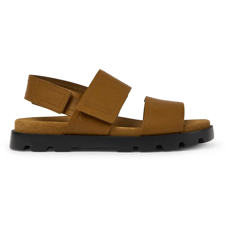 CAMPER Brutus Sandal - Πέδιλα Για Ανδρικα - Καφέ, Μέγεθος 45, Smooth leather