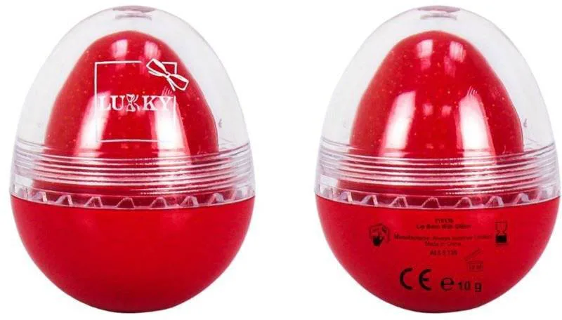 LIP BALM ΣΕ ΒΑΖΑΚΙ LUKKY ΚΟΚΚΙΝΟ 1 TEM