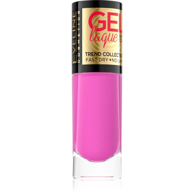 Eveline Cosmetics 7 Days Gel Laque Nail Enamel τζελ βερνίκι νυχιών χωρίς τη χρήση των UV/LED λαμπτήρων απόχρωση 206 8 ml