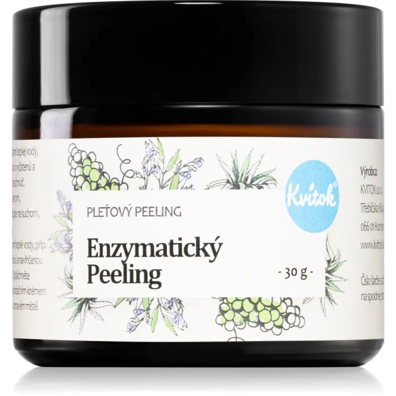 Kvitok Enzymatic peeling Scrub προσώπου για ευαίσθητη επιδερμίδα 30 ml