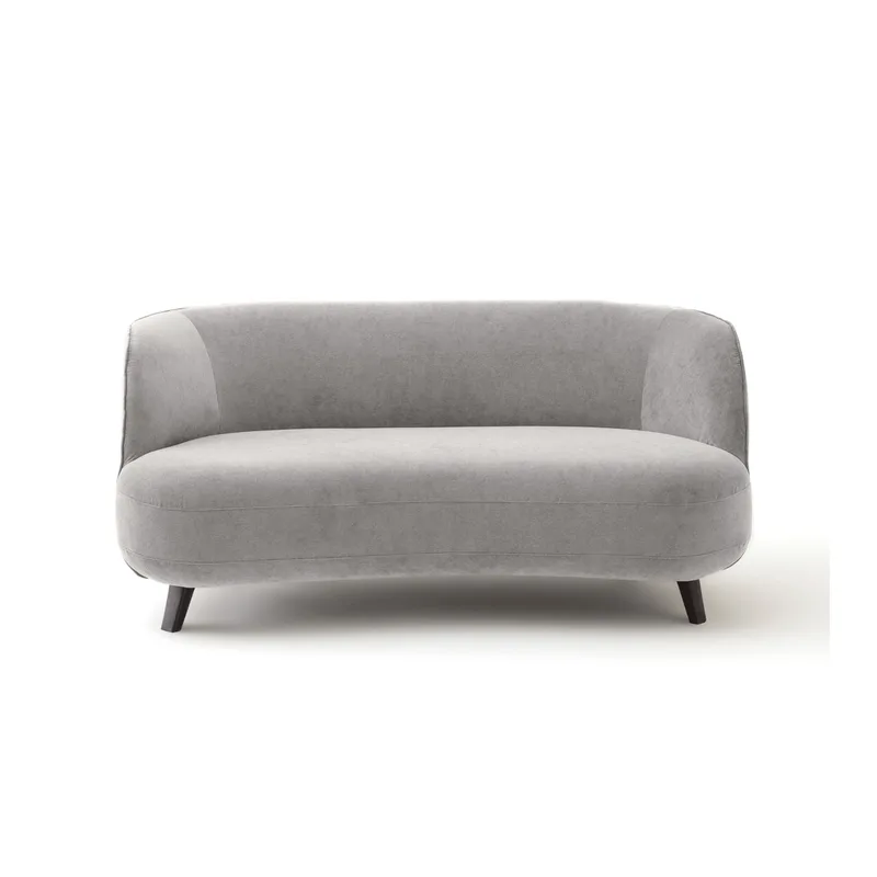 Καναπές XS από βελούδο stonewashed Rosebury Μ93xΠ160xΥ75cm