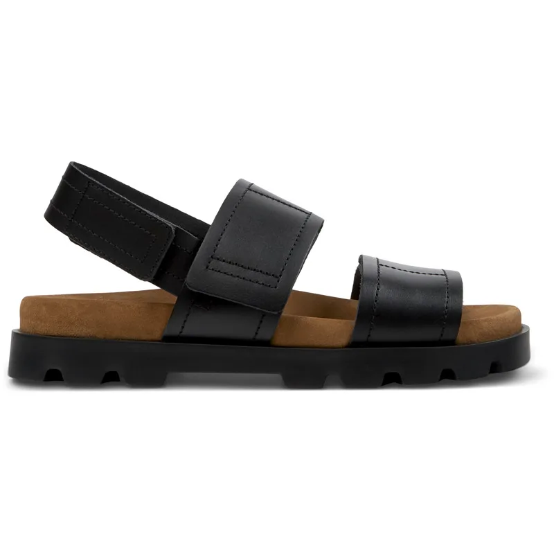 CAMPER Brutus Sandal - Πέδιλα Για Γυναικεία - Μαύρο, Μέγεθος 39, Smooth leather