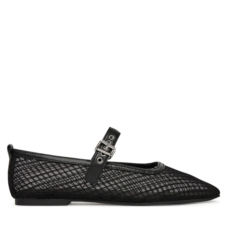 Μπαλαρίνες Tommy Jeans Tjw Mesh Maryjane Ballerina EN0EN02872 Μαύρο