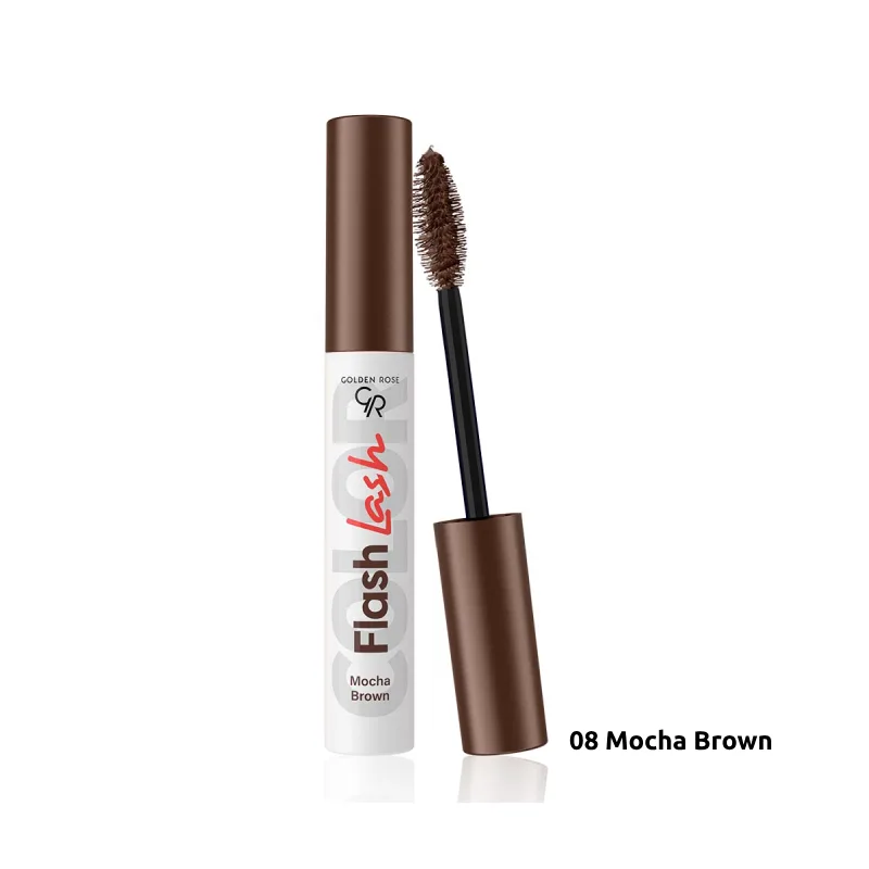 Golden Rose Flash Lash Colored Mascara 08 Mocha Brown