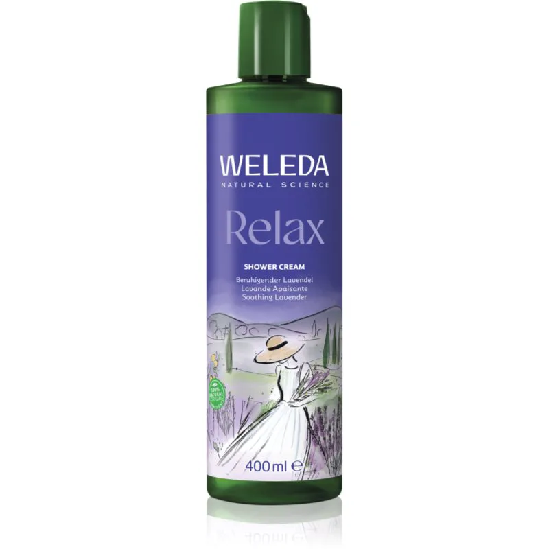 Weleda Relax χαλαρωτική κρέμα για ντους Levander 400 ml
