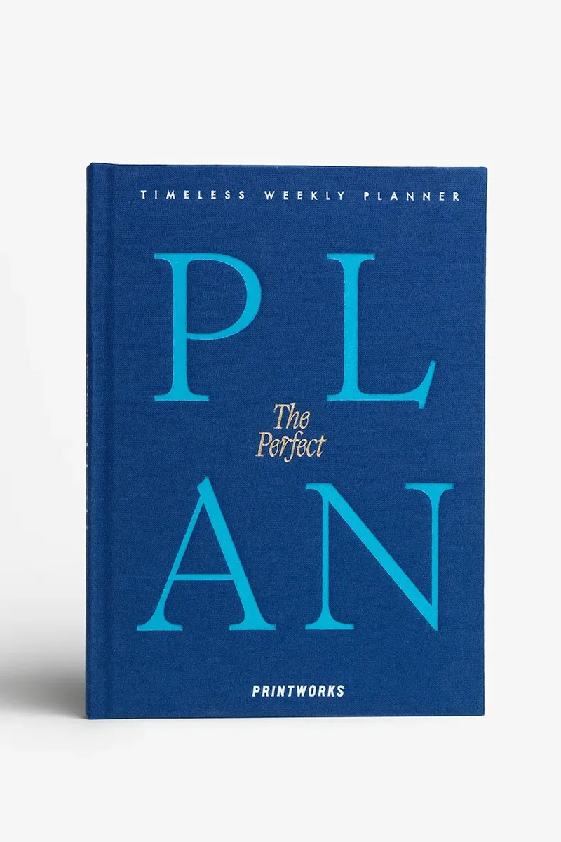 Εβδομαδιαίο ημερολόγιο Printworks The Perfect Plan 15 x 21 x 1 cm