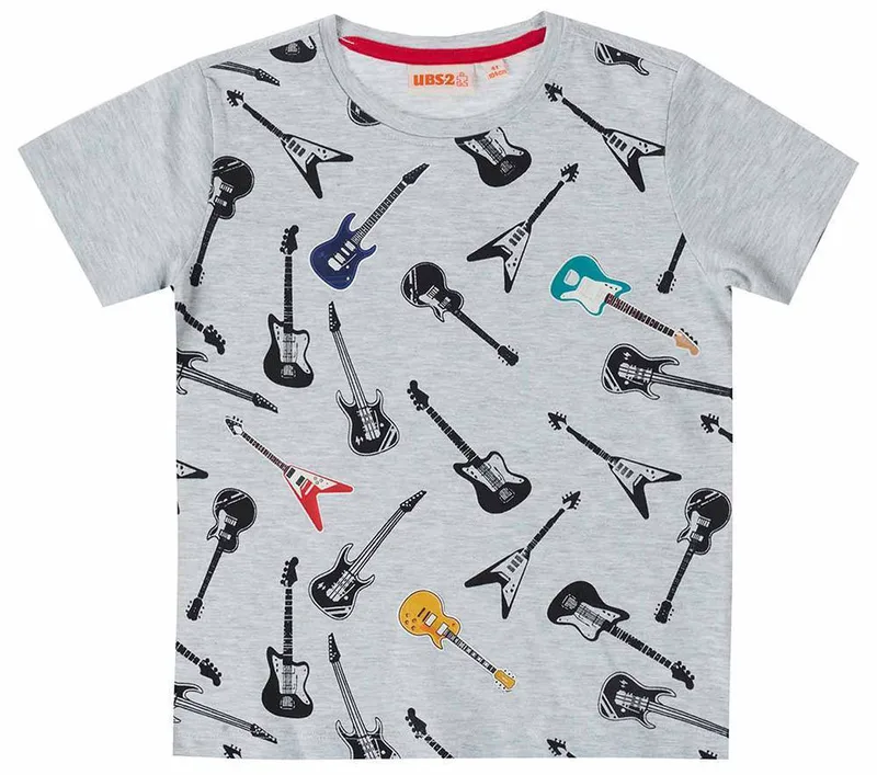 T-SHIRT UBS2 E219349-999 ΓΚΡΙ ΜΕΛΑΝΖΕ (5 ΕΤΩΝ)-(110 CM)