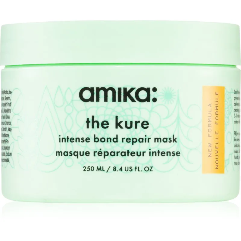 amika The Kure εντατικά ενυδατική και θρεπτική μάσκα για κατεστραμμένα μαλλιά 250 μλ