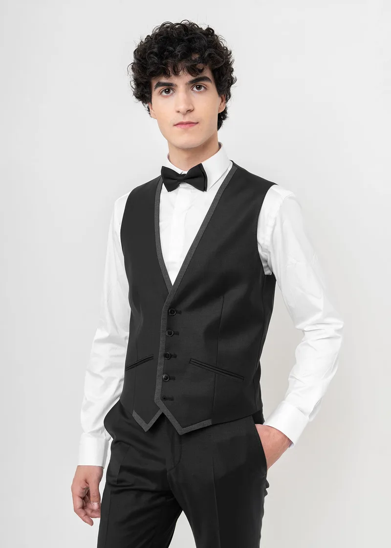 Karl Lagerfeld Γιλέκο της σειράς Waistcoat - 355001 552096 990 Black