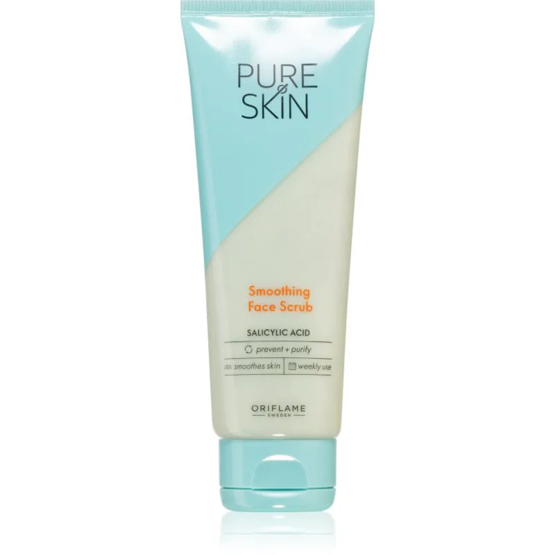 Oriflame Pure Skin απαλυντική απολέπιση προσώπου με σαλικυλικό οξύ 75 ml