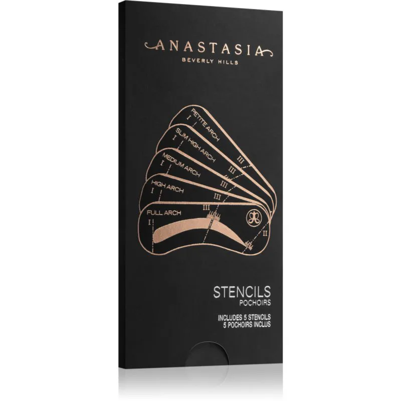 Anastasia Beverly Hills Brow Stencils Στένσιλ Για τα φρύδια 5 τμχ