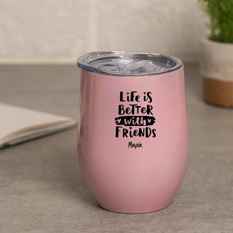It's Ok not to be Okay - Κούπα Θερμός 355ml - Ροζ