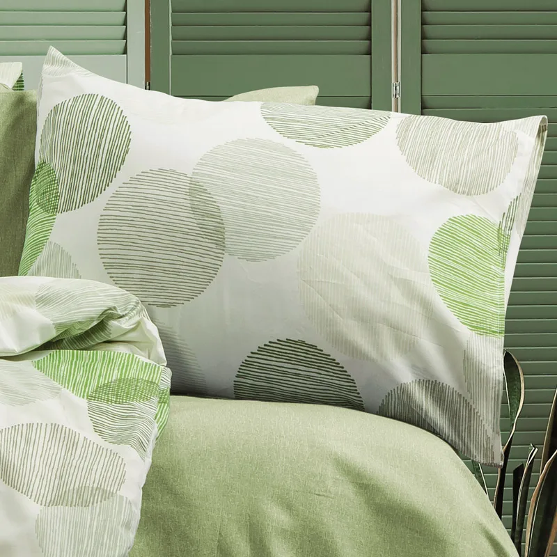 Μαξιλαροθήκη 50x70 Dimcol Koralia 468 Green 50x70