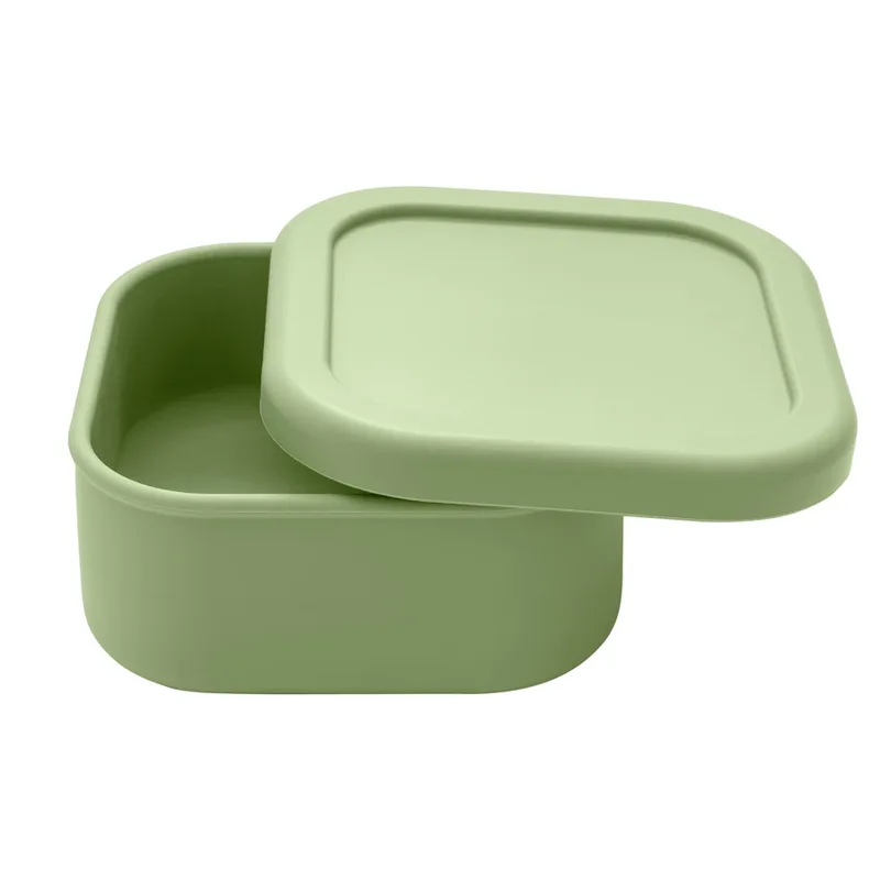 Στεγανό Δοχείο Σιλικόνης Light Green