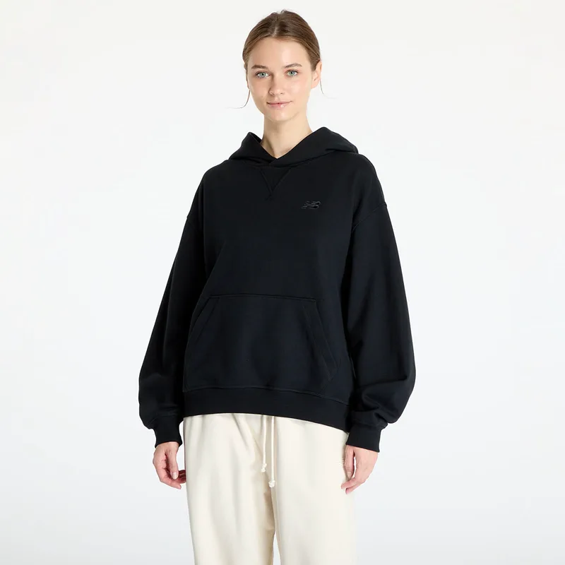 Φούτερ New Balance Athletics French Terry Hoodie Black S