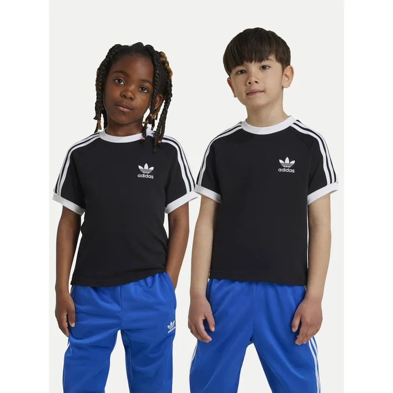 adidas T-Shirt adicolor Trefoil IY2389 Μαύρο Regular Fit
