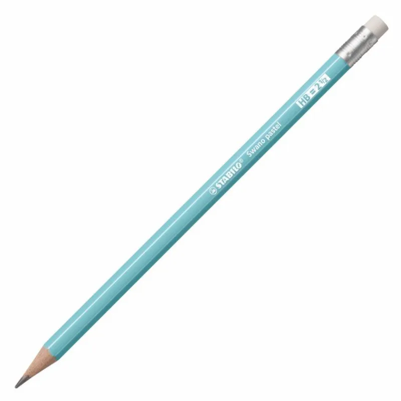 Μολύβι Stabilo Pastel blue με γόμα 4908/06