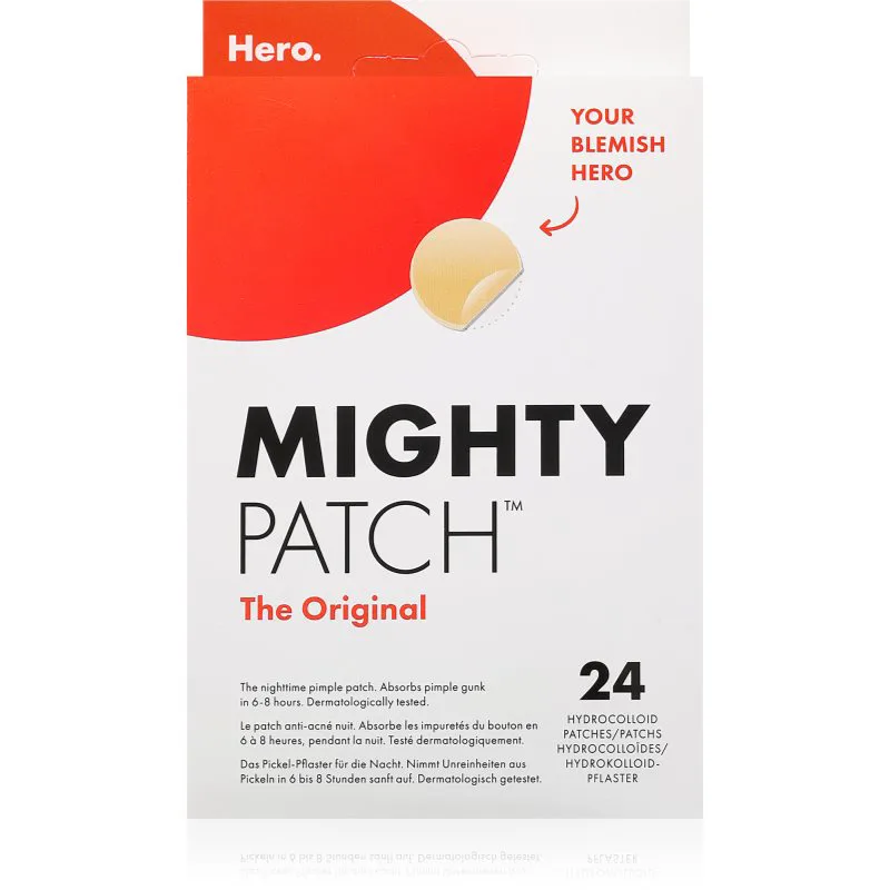 Hero Cosmetics Mighty Patch Original επίθεμα κατά της ακμής 24 τμχ
