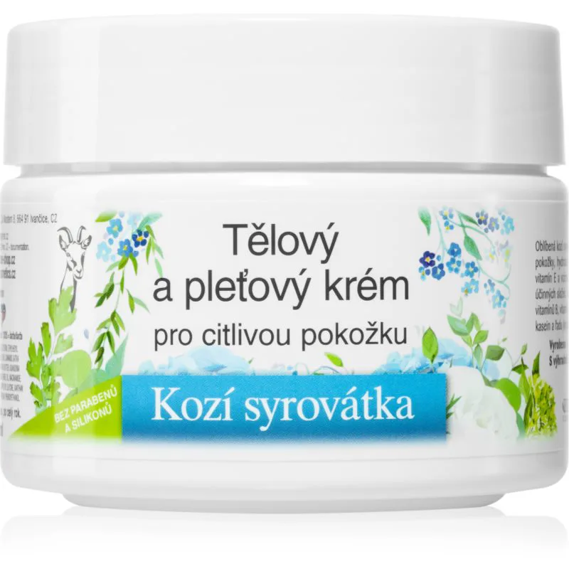 Bione Cosmetics Goat Whey θρεπτική κρέμα για πρόσωπο και σώμα για ευαίσθητο δέρμα 260 ml