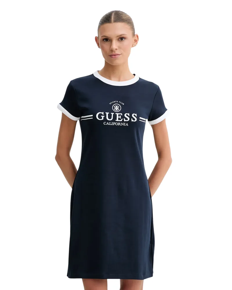 Guess Γυναικείο Φόρεμα Mila V6GK05K2988-A71W Μπλε