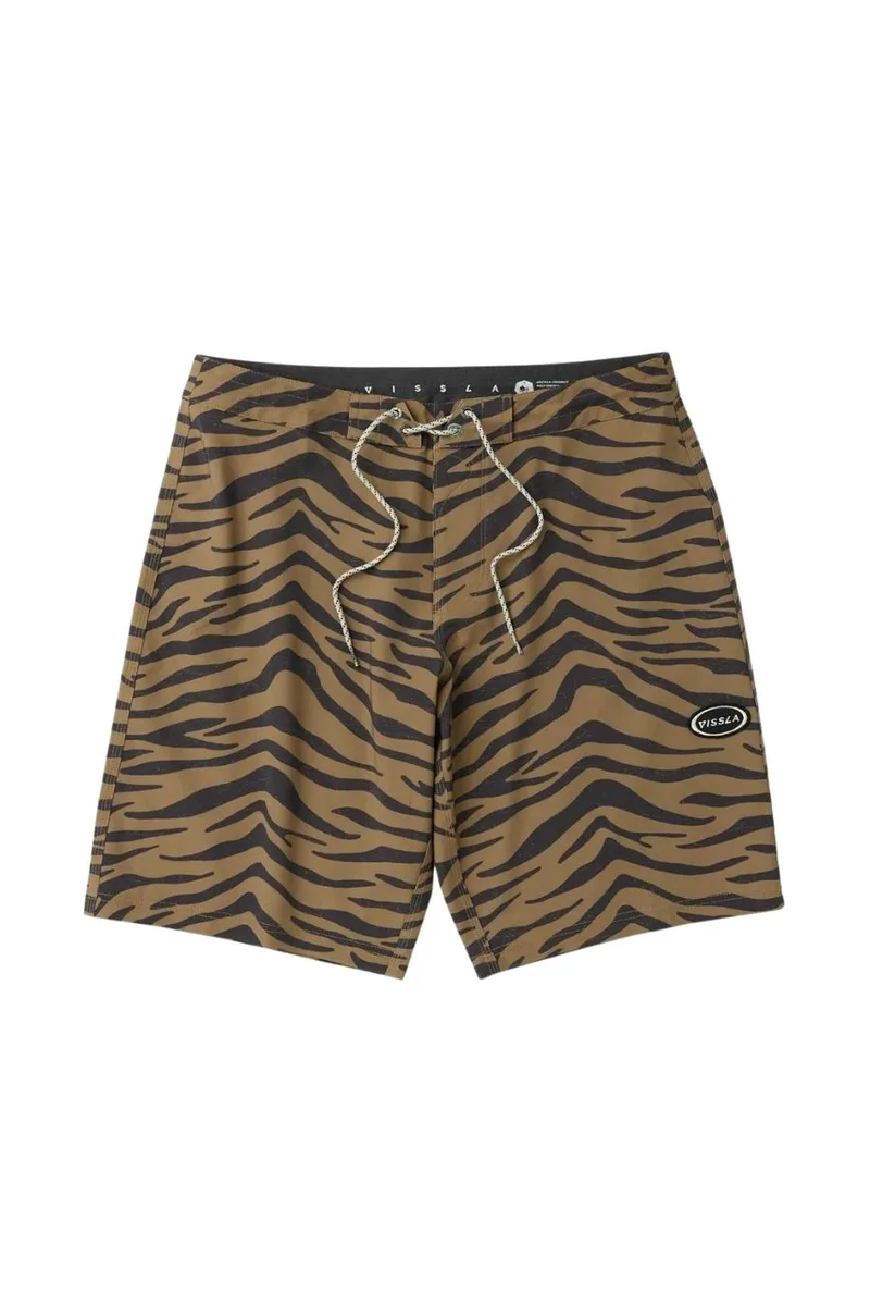 VISSLA Μαγιό Mozambique 21\" Boardshort - KHAKI-M129CMOZ-KHAKI