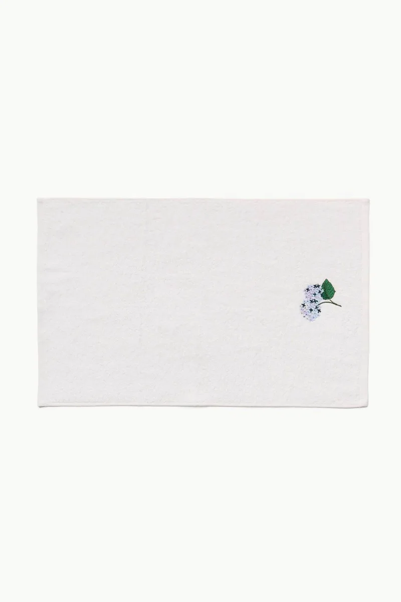 Coincasa πετσέτα προσώπου με κέντημα 50 x 100 cm - 006815671 Λευκό