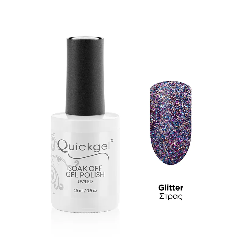 Quickgel No 211 - Magic Sparkle- Ημιμόνιμο Βερνίκι 15 ml