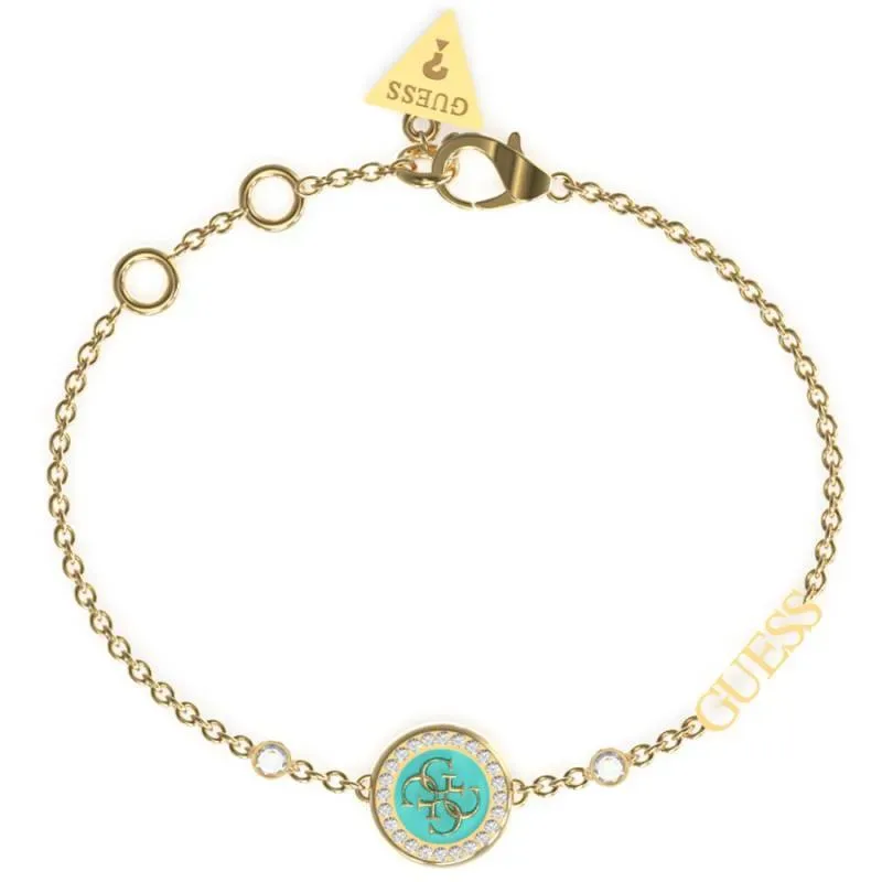 Επίχρυσο γυναικείο βραχιόλι Guess Stainless Steel Dreaming JUBB03120JWYGAQL JUBB03120JWYGAQL Ατσάλι