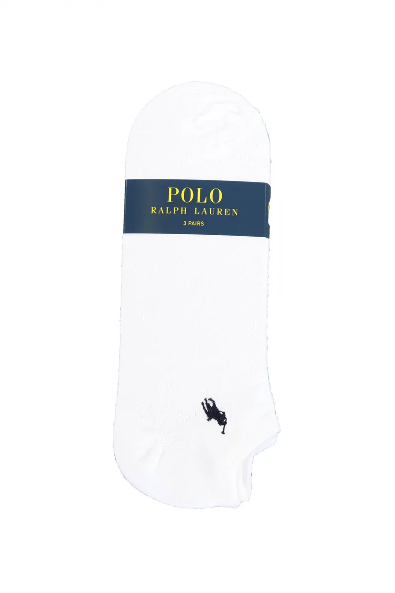 RALPH LAUREN ΚΑΛΤΣΕΣ 3 PAIRS LOGO ΛΕΥΚΟ