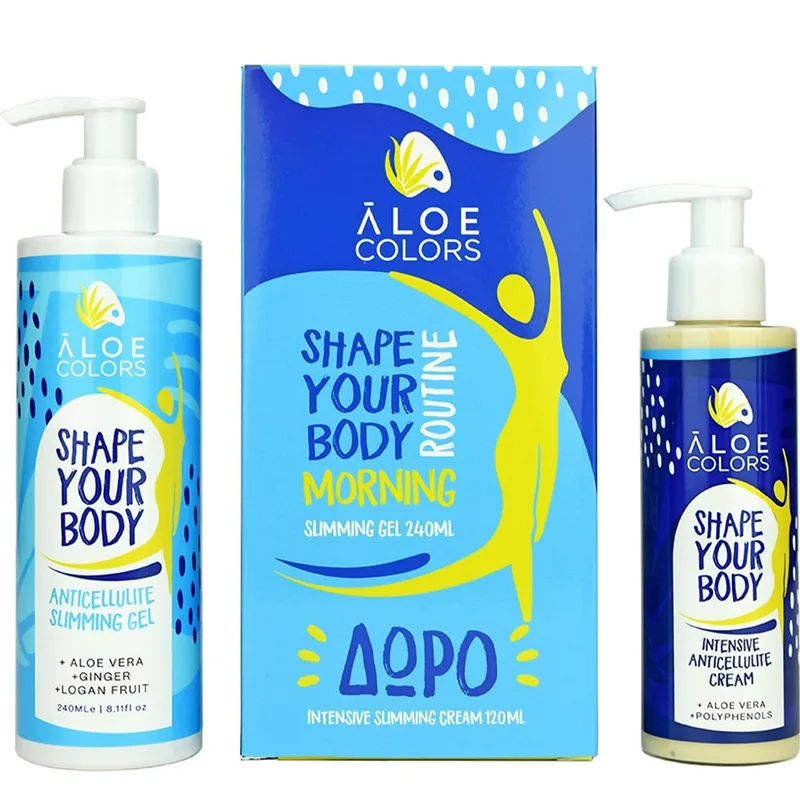 Aloe Colors Promo Anticellulite Slimming Gel 240ml & Δώρο Intensive Anticellulite Slimming Cream 120ml