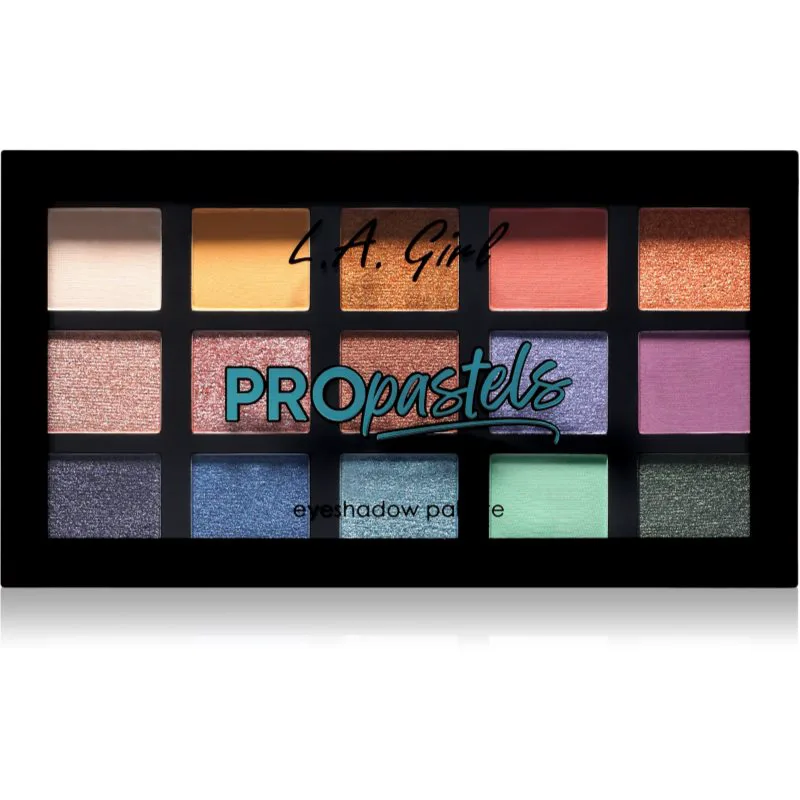 L.A. Girl Cosmetics PRO Pastels Παλέτα σκιών για τα μάτια 18 γρ