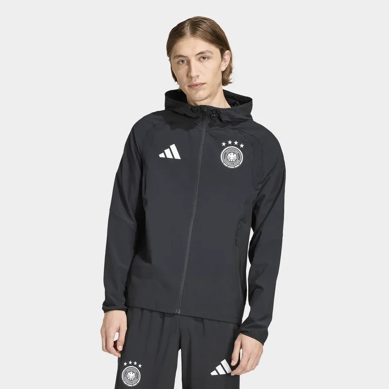 adidas Εθνική Γερμανίας Tiro Travel Full Zip Ανδρικό Αντιανεμικό Μπουφάν (9000263700_1469)