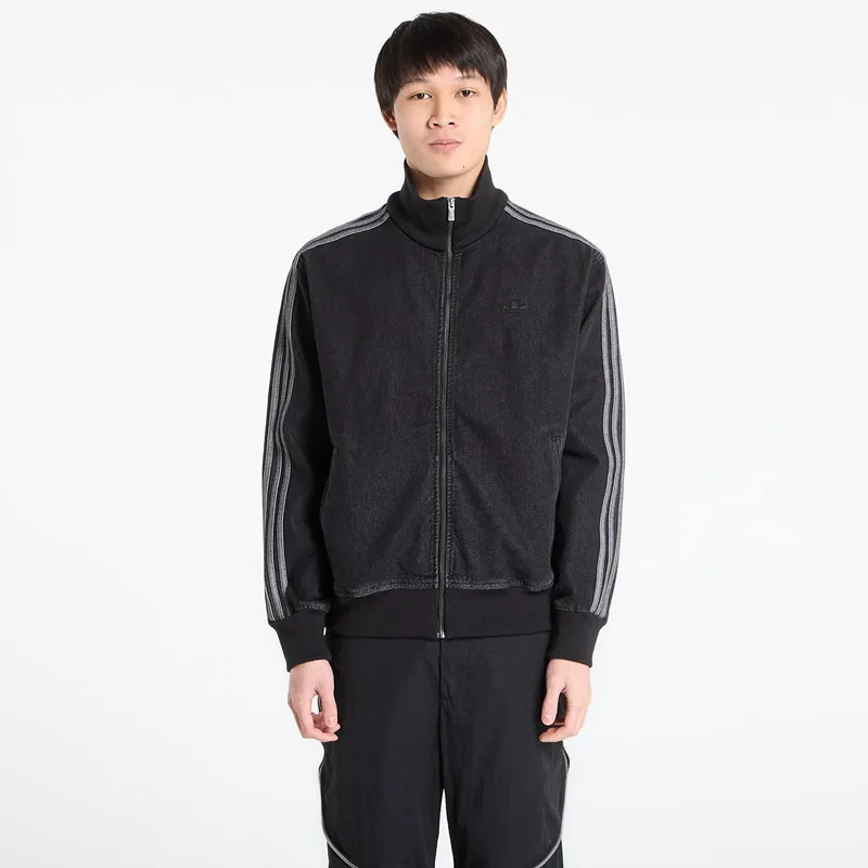 Μπουφάν adidas Adicolor Denim Firebird Track Top True Black Denim L