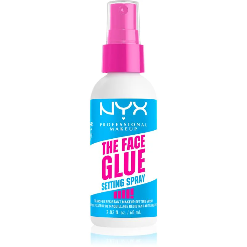 NYX Professional Makeup The Face Glue Setting Spray σταθεροποιητικό σπρέι 60 ml